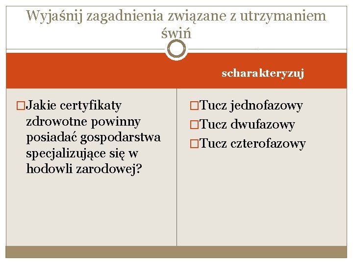 Wyjaśnij zagadnienia związane z utrzymaniem świń scharakteryzuj �Jakie certyfikaty zdrowotne powinny posiadać gospodarstwa specjalizujące