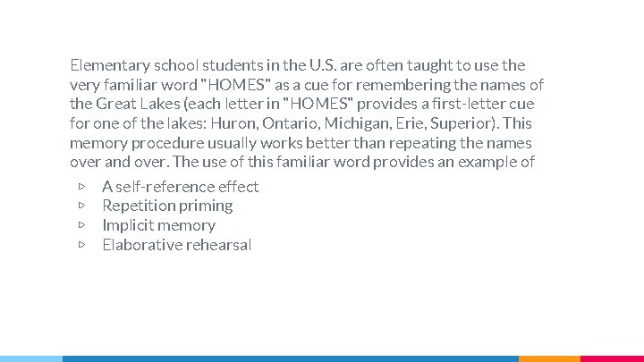 Elementary school students in the U. S. are often taught to use the very