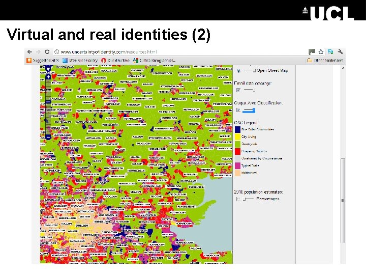 Virtual and real identities (2) 