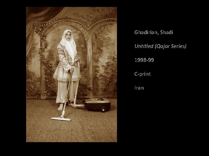 Ghadirian, Shadi Untitled (Qajar Series) 1998 -99 C-print Iran 