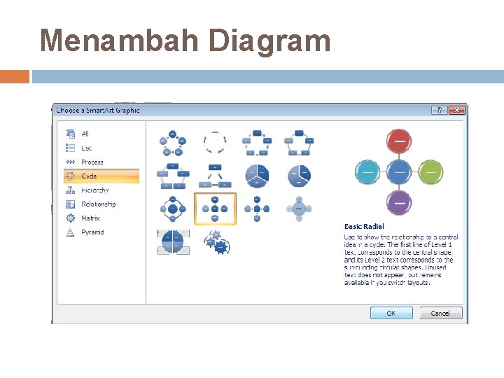 Menambah Diagram 