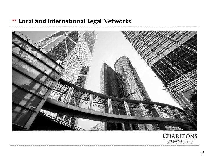  Local and International Legal Networks 46 