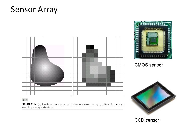 Sensor Array CMOS sensor CCD sensor 