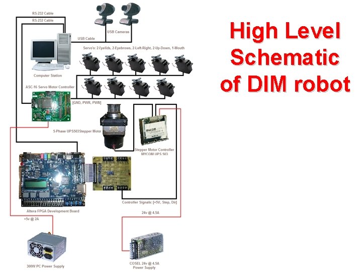 High Level Schematic of DIM robot 