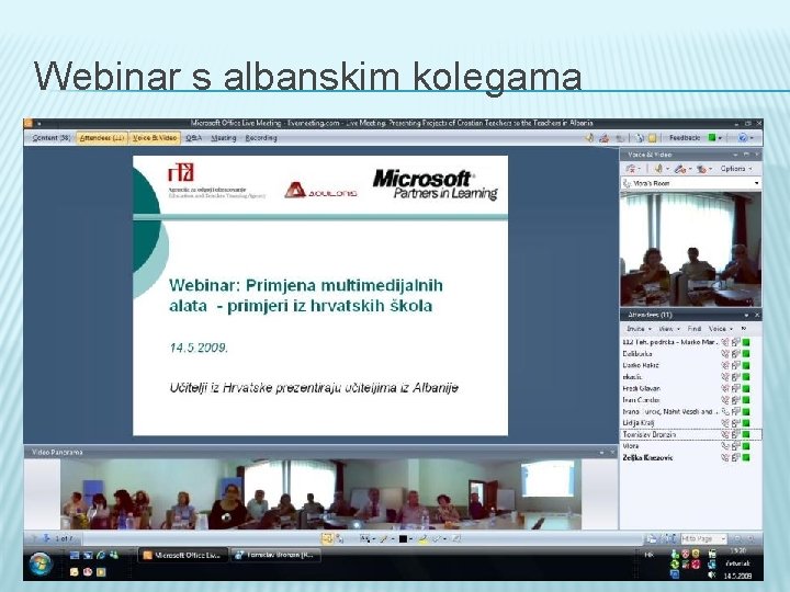 Webinar s albanskim kolegama 