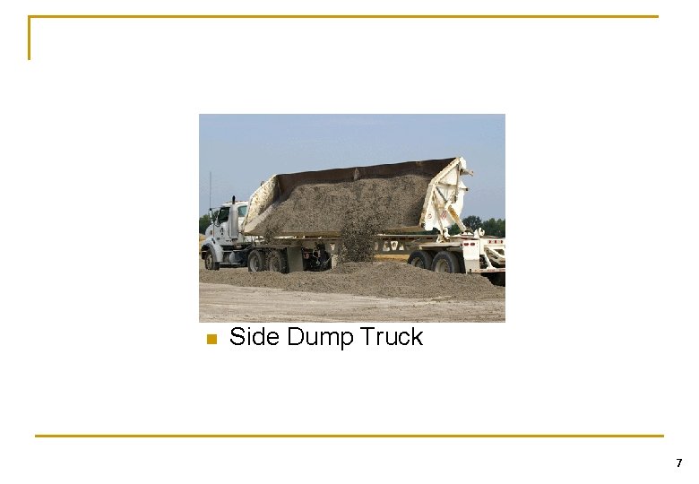 n Side Dump Truck 7 