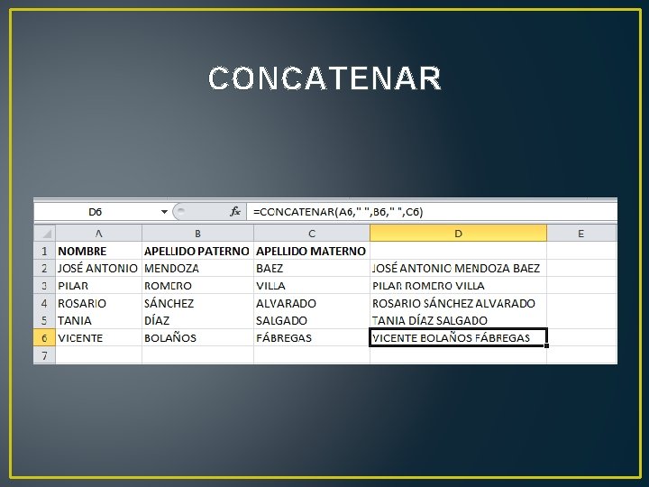 CONCATENAR 