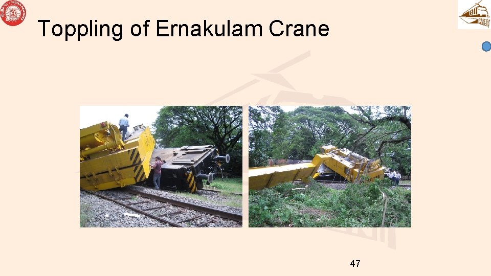 Toppling of Ernakulam Crane 47 
