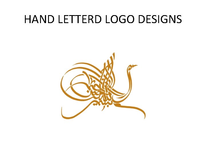 HAND LETTERD LOGO DESIGNS 