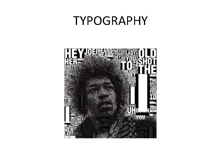 TYPOGRAPHY 