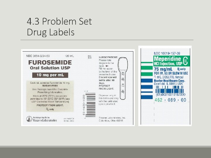 4. 3 Problem Set Drug Labels 