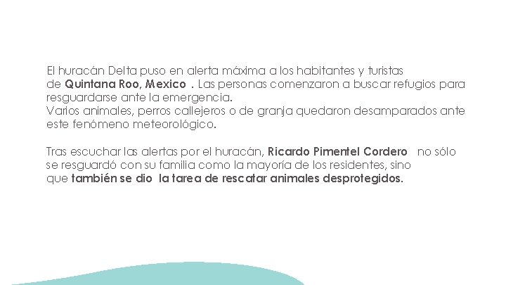 El huracán Delta puso en alerta máxima a los habitantes y turistas de Quintana