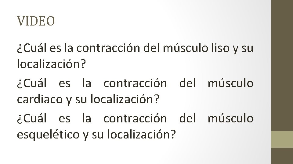VIDEO ¿Cuál es la contracción del músculo liso y su localización? ¿Cuál es la
