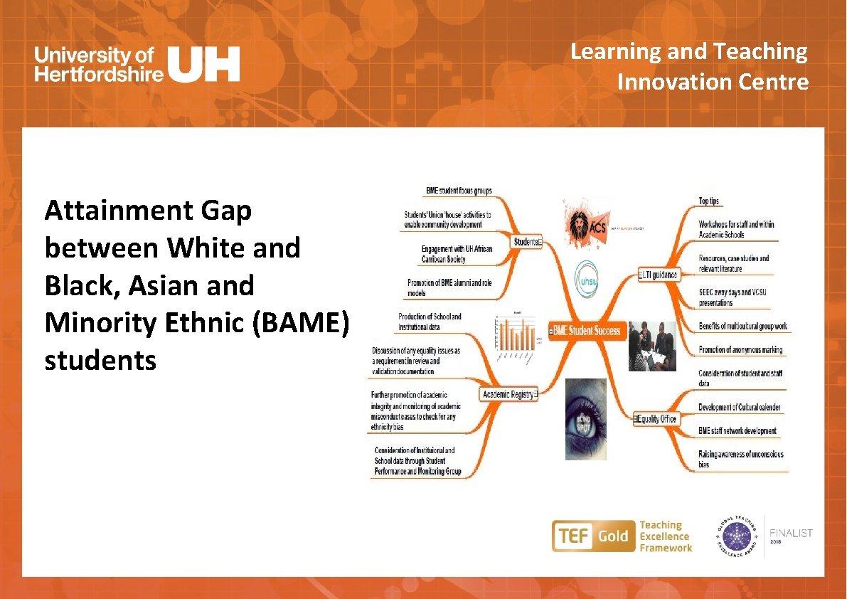 Learning and Teaching Innovation Centre Attainment Gap between White and Black, Asian and Minority