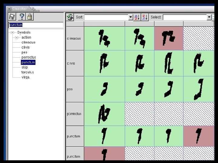 Classifier: Neums (screenshot in Linux) Classifier: Neums (screenshot in Linux)