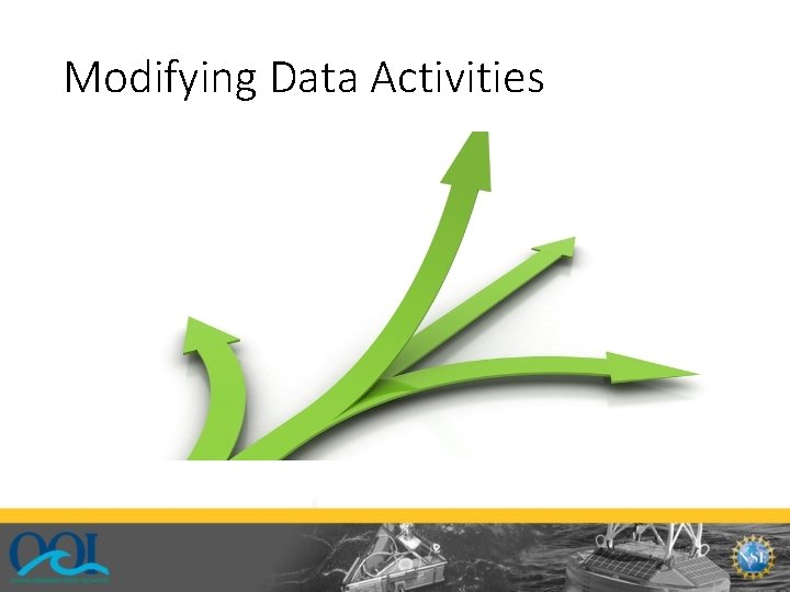 Modifying Data Activities 