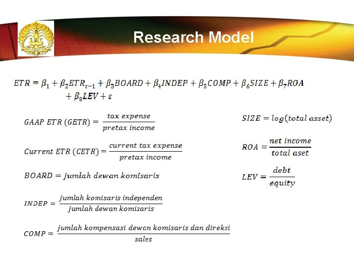 Research Model 