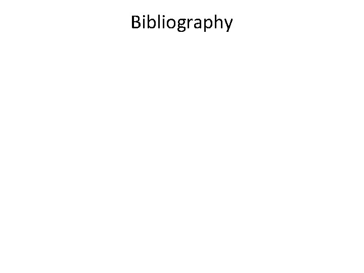 Bibliography 