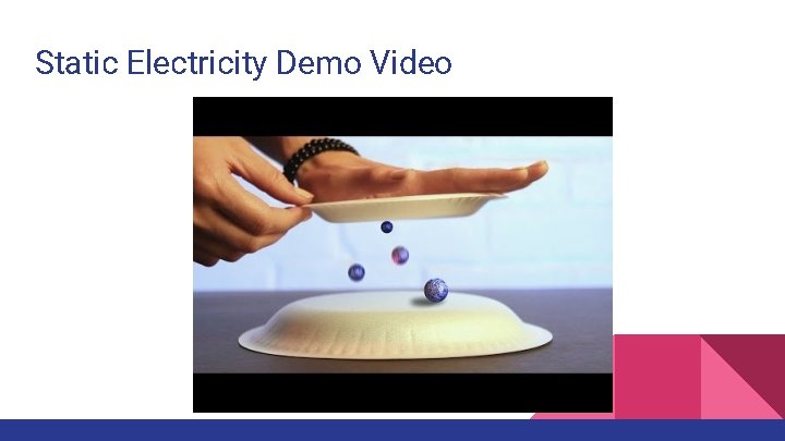 Static Electricity Demo Video 
