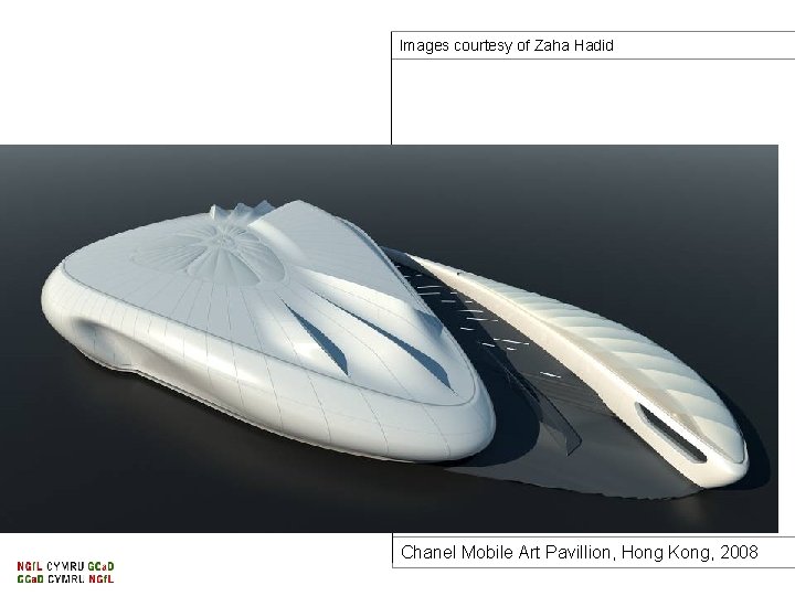 Images courtesy of Zaha Hadid Chanel Mobile Art Pavillion, Hong Kong, 2008 