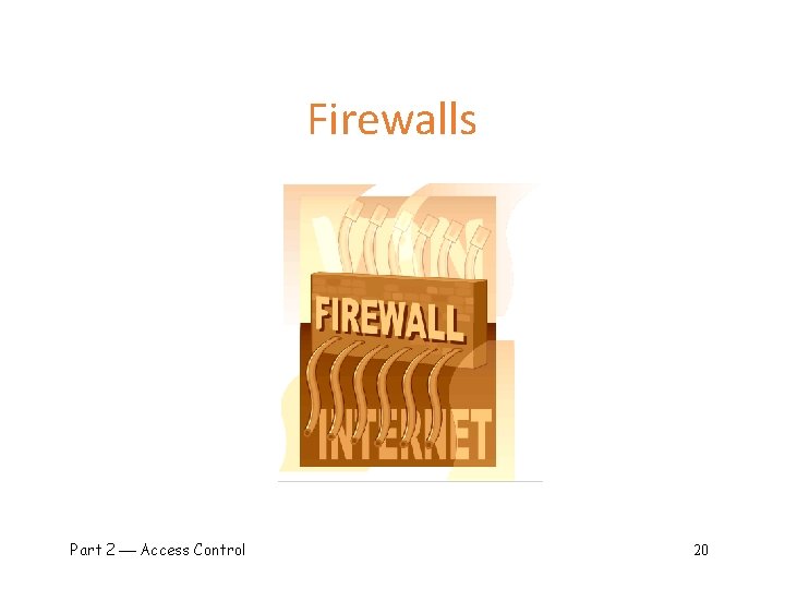 Firewalls Part 2 Access Control 20 