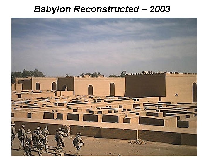 Babylon Reconstructed – 2003 