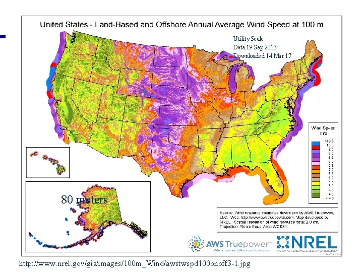Utility Scale Data 19 Sep 2013 Downloaded 14 Mar 17 80 meters http: //www.