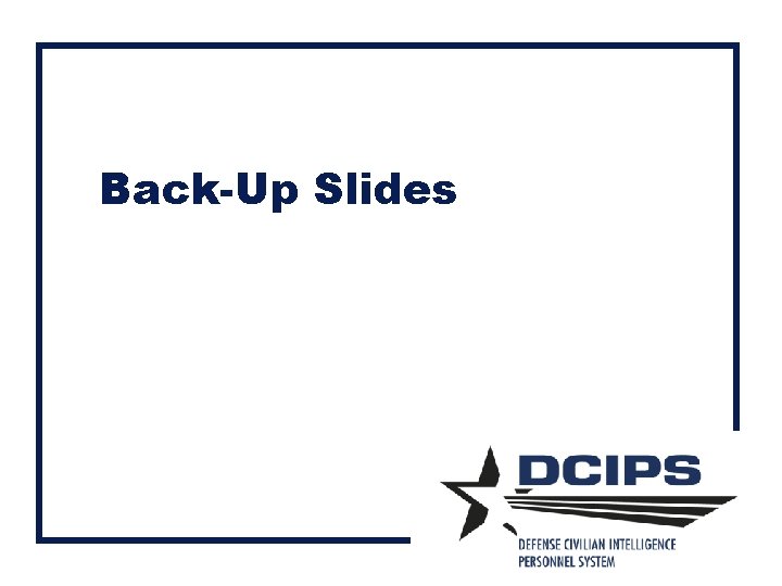 Back-Up Slides Back-Up Slides