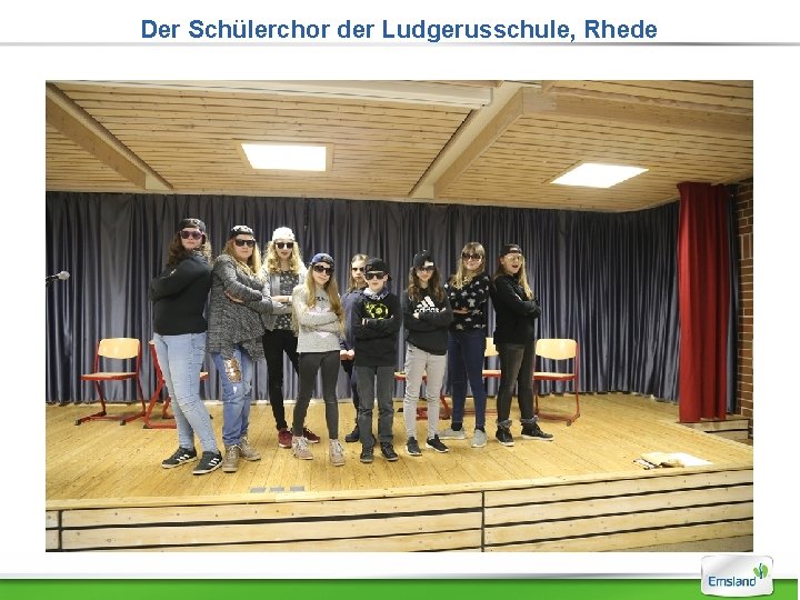 Der Schülerchor der Ludgerusschule, Rhede 
