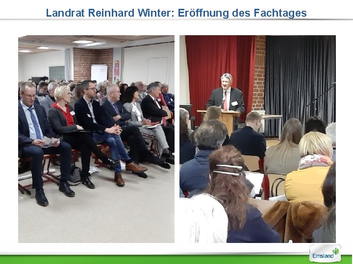 Landrat Reinhard Winter: Eröffnung des Fachtages 