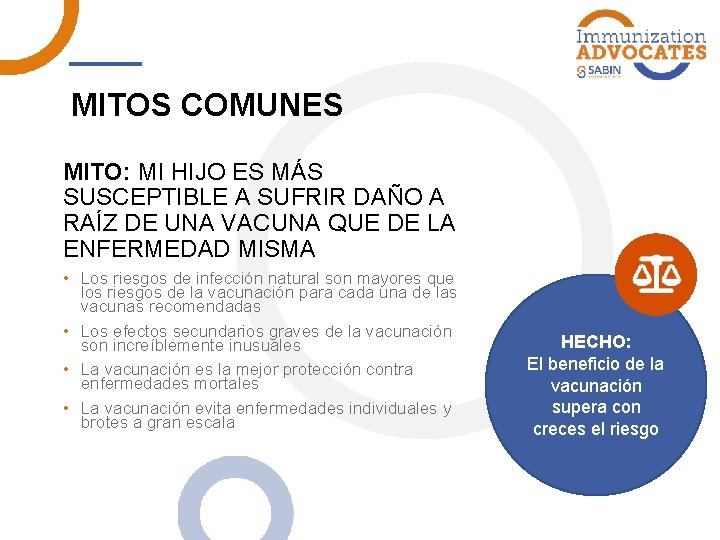 MITOS COMUNES MITO: MI HIJO ES MÁS SUSCEPTIBLE A SUFRIR DAÑO A RAÍZ DE