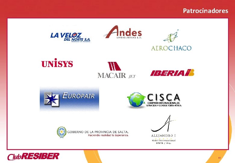 Patrocinadores 11 