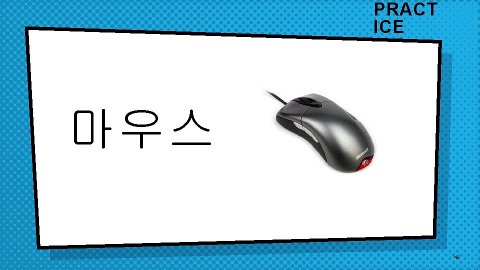 PRACT ICE 마우스 48 