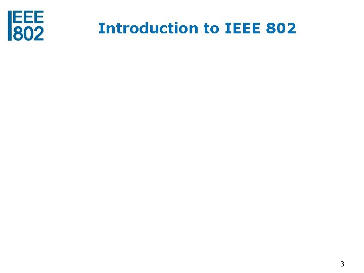Introduction to IEEE 802 3 