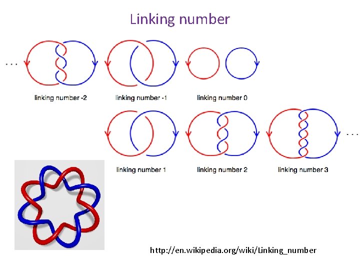 Linking number http: //en. wikipedia. org/wiki/Linking_number 