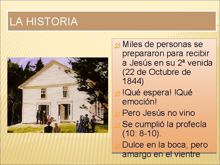 LA HISTORIA Miles de personas se prepararon para recibir a Jesús en su 2ª