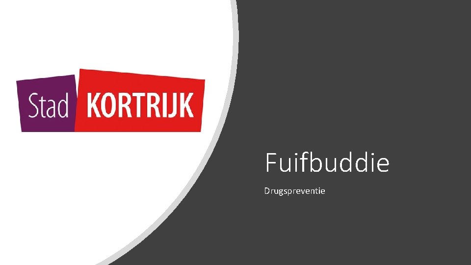 Fuifbuddie Drugspreventie 