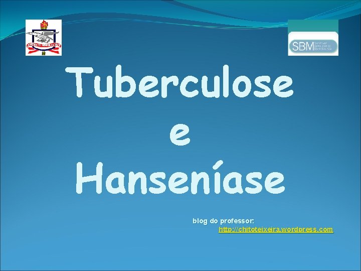 Tuberculose e Hanseníase blog do professor: http: //chitoteixeira. wordpress. com 