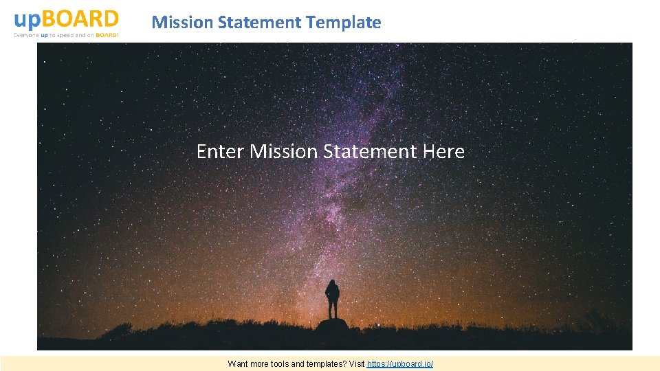 Mission Statement Template Enter Mission Statement Here Want more tools and templates? Visit https: