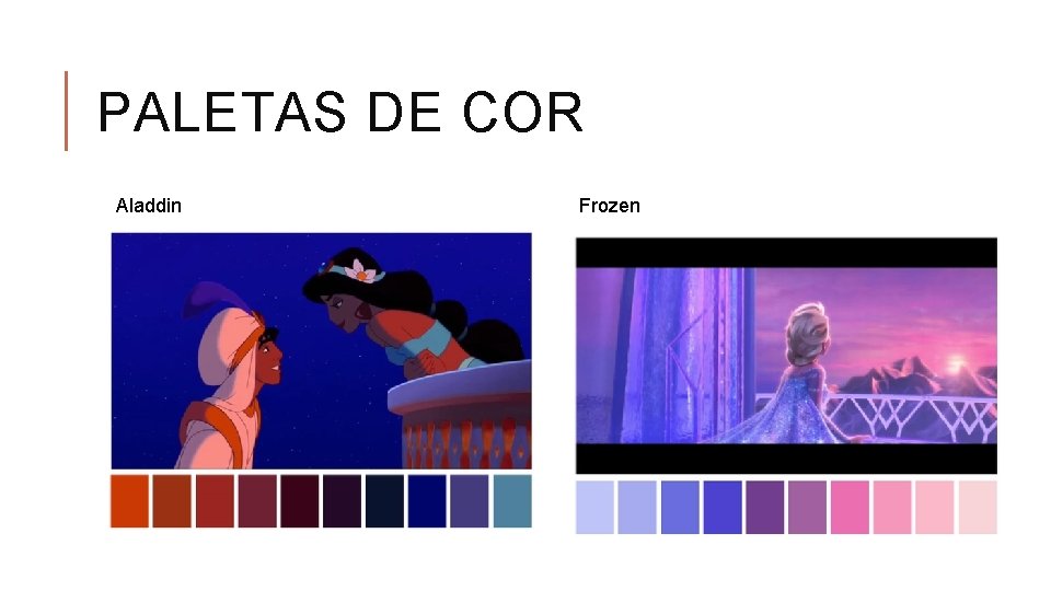 PALETAS DE COR Aladdin Frozen 