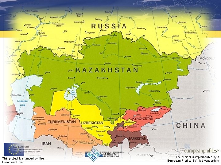 This project is financed by the European Union 32 The project is implemented by