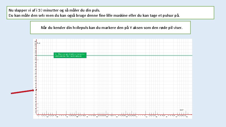 Nu slapper vi af i 10 minutter og så måler du din puls. Du