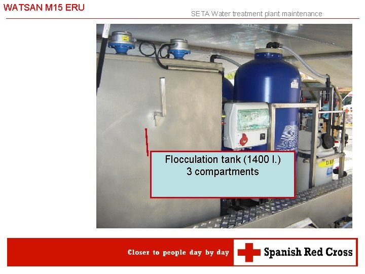 WATSAN M 15 ERU SETA Water treatment plant maintenance Flocculation tank (1400 l. )