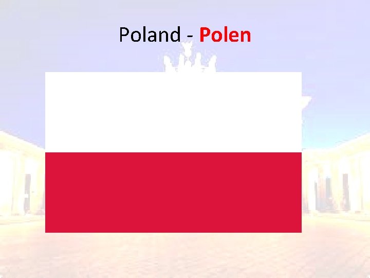 Poland - Polen Poland - Polen