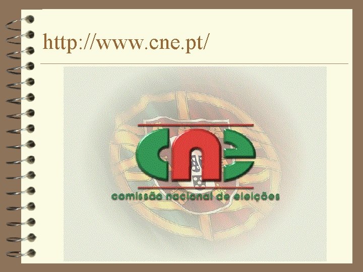 http: //www. cne. pt/ 