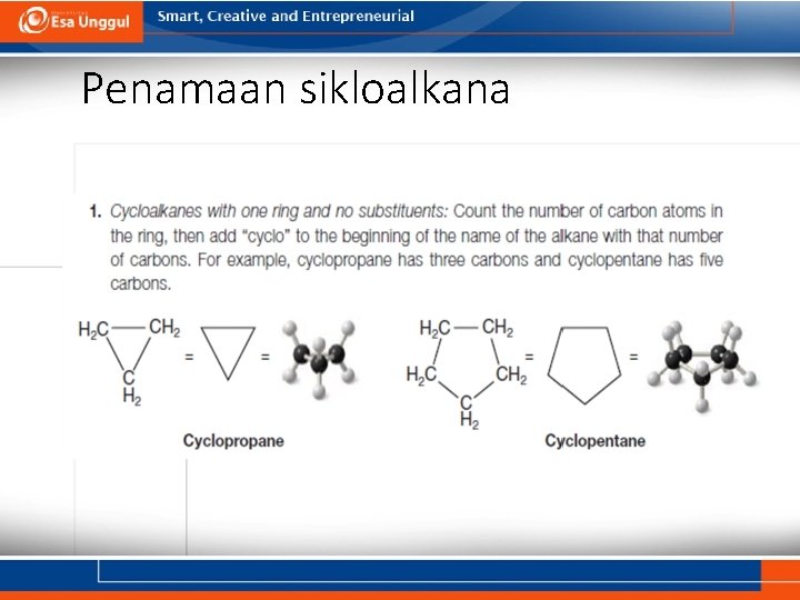 Penamaan sikloalkana 