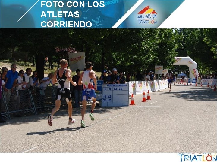 FOTO CON LOS ATLETAS CORRIENDO 