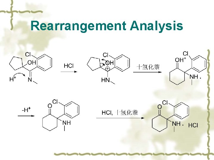 Rearrangement Analysis 