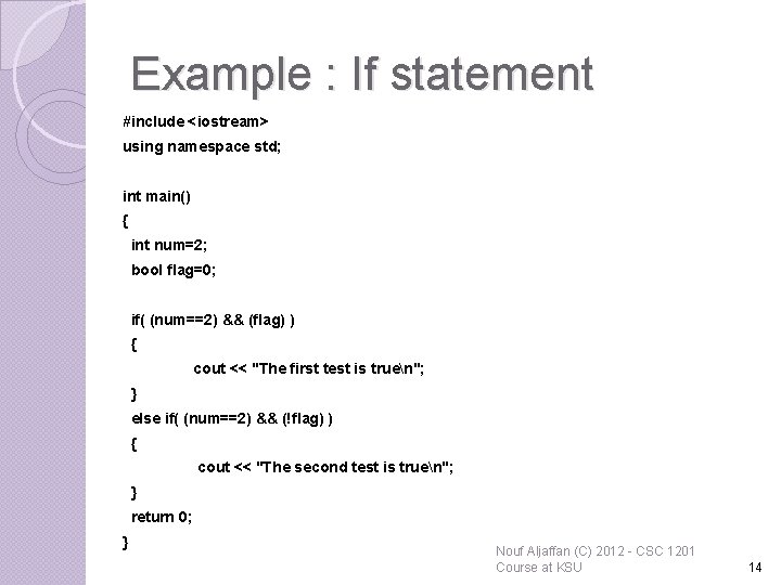 CSC 1201 Programming Language 2 Lecture 1 Level