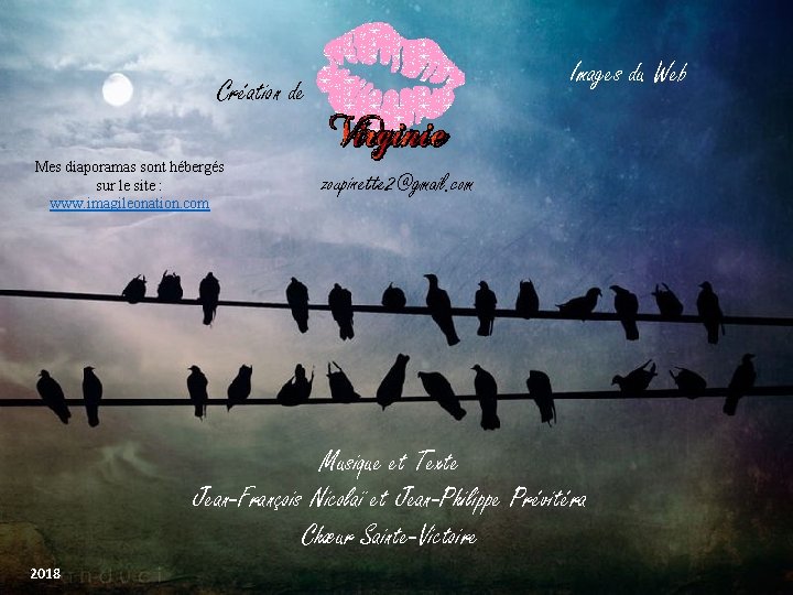 Images du Web Création de Mes diaporamas sont hébergés sur le site : www.